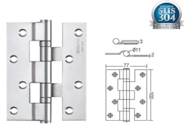 SGDH-743020-SS B SUS304 Hinge